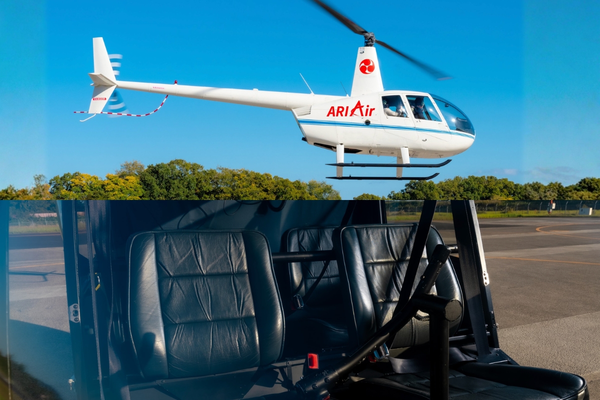 Robinson R44（3名乗り）